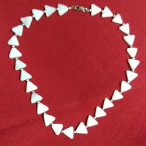 Nwt- M.O.P. triangular beads alternating Sterling